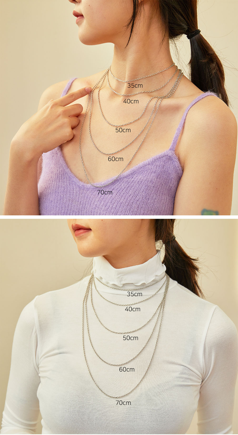 최저가✨ 써지컬스틸 목걸이줄 체인 초커 커플목걸이 커플템 커플아이템 우정목걸이 남자친구 생일 기념일 100일 선물 추천 상세 이미지 32